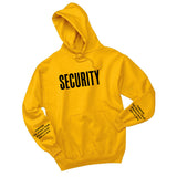 Justin Bieber "Security / Purpose The World Tour 2016 / Brooklyn NY / VFILES" Unisex Adult Yellow Gold Hoodie Sweatshirt