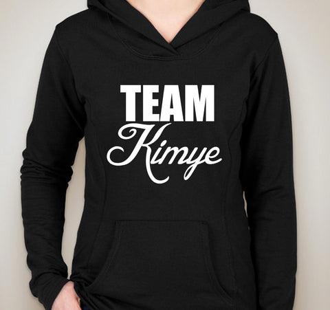 Kim Kardashian / Kanye West "Team Kimye" Unisex Adult Hoodie Sweatshirt