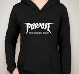 Justin Bieber "Purpose The World Tour" Logo Unisex Adult Hoodie Sweatshirt