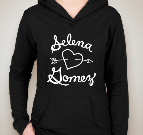 Selena Gomez "Selena Gomez Heart" Unisex Adult Hoodie Sweatshirt