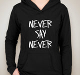 Justin Bieber "Never Say Never" Unisex Adult Hoodie Sweatshirt