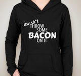 Nick Jonas "Aw sh*t, throw some bacon on it" Unisex Adult Hoodie Sweatshirt