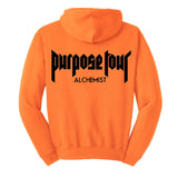 Justin Bieber "Staff / World Tour / Purpose Tour / Alchemist" Unisex Adult Orange Hoodie Sweatshirt