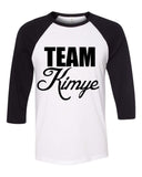 Kim Kardashian / Kanye West "Team Kimye" Baseball Tee