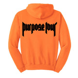 Justin Bieber "Staff / World Tour / Purpose Tour" Unisex Adult Orange Hoodie Sweatshirt