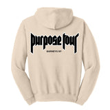 Justin Bieber "Bieber / Purpose The World Tour 2016 / Black & White Outline Purpose Tour / Barneys NY" Unisex Adult Tan Hoodie Sweatshirt