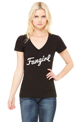 "Fangirl" V-Neck T-Shirt