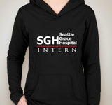 Grey's Anatomy "SGH Seattle Grace Hospital Intern" Unisex Adult Hoodie Sweatshirt