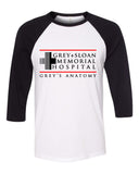 Grey's Anatomy "Grey + Sloan Memorial Hospital" Baseball Tee