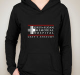 Grey's Anatomy "Grey + Sloan Memorial Hospital" Unisex Adult Hoodie Sweatshirt