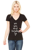 "See You Next Tuesday" V-Neck T-Shirt