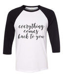 "Niall Horan "This Town - Everything comes back to you" Baseball Tee