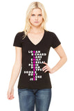 Gilmore Girls "Logan Richard Lane Emily Lorelai Paris Dean Gypsy Sookie Rory Jess" Women's V-Neck T-Shirt