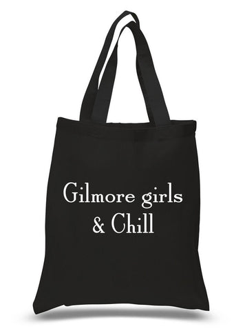 Gilmore Girls "Gilmore Girls & Chill" 100% Cotton Tote Bag
