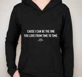 One Direction "Perfect - 'Cause I can be the one you love from time to time" Heart Unisex Adult Hoodie Sweatshirt