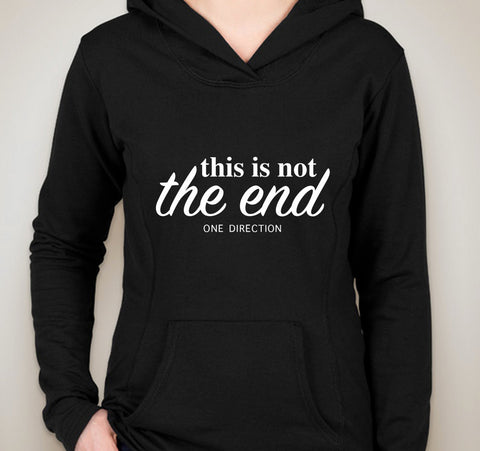One Direction "History - This is not the end." Unisex Adult Hoodie Sweatshirt