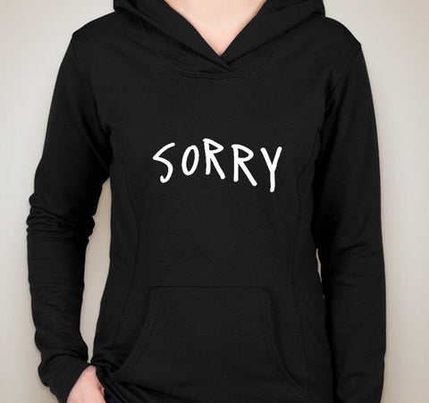 Justin Bieber "Sorry" Unisex Adult Hoodie Sweatshirt