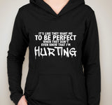 Justin Bieber "I'll Show You - It's like they want me to be perfect when they don't even know that I'm hurting." Unisex Adult Hoodie Sweatshirt