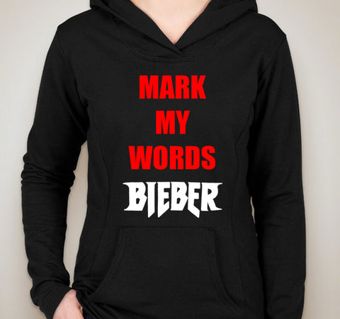 Justin Bieber "Mark My Words" Unisex Adult Hoodie Sweatshirt