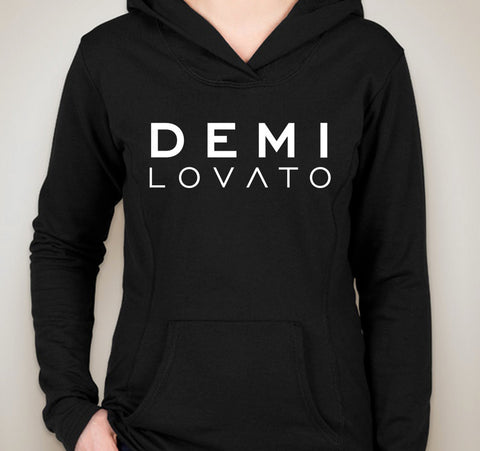 Demi Lovato "Demi Lovato" Logo Unisex Adult Hoodie Sweatshirt