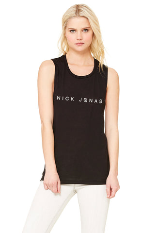 Nick Jonas "Nick Jonas" Logo Muscle Tee