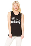 Nick Jonas "Champagne Problems - Just Keep On, Keep On Drinking" Muscle Tee