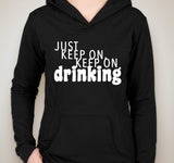 Nick Jonas "Champagne Problems - Just Keep On, Keep On Drinking" Unisex Adult Hoodie Sweatshirt