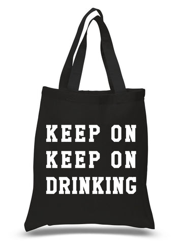 Nick Jonas "Champagne Problems - Keep On, Keep On Drinking" 100% Cotton Tote Bag