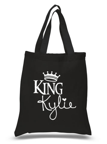 Kylie Jenner "King Kylie" 100% Cotton Tote Bag