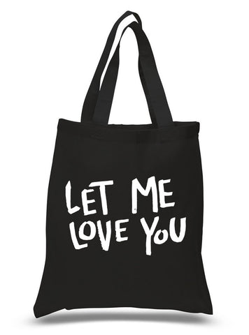 Justin Bieber "Let Me Love You" 100% Cotton Tote Bag