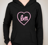 Little Mix "LM Heart Logo" Unisex Adult Hoodie Sweatshirt