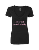 lol ur not peter kavinsky V-Neck T-Shirt