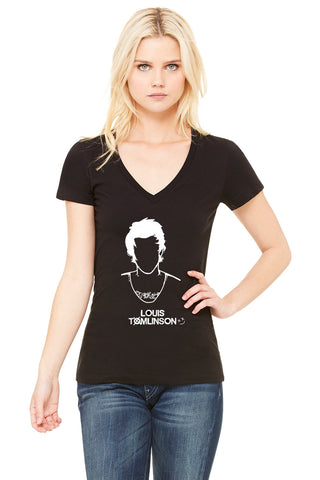 Louis Tomlinson "Just Hold On" Single Cover V-Neck T-Shirt