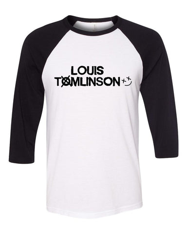 Louis Tomlinson "Louis Tomlinson" Just Hold On Single Cover Baseball Tee