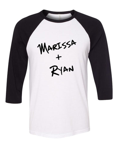 The OC "Marissa + Ryan" Baseball Tee