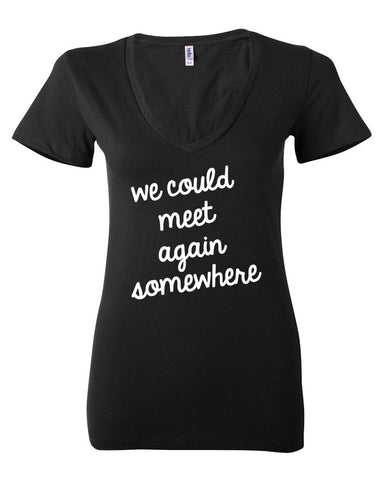 Harry Styles "Sign of the Times - We could meet again somewhere" 2 Women's V-Neck T-Shirt