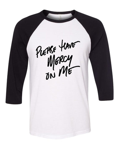 Shawn Mendes "Please Have Mercy on Me" Baseball Tee