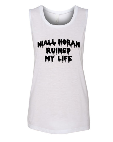 "Niall Horan Ruined My Life" Muscle Tee