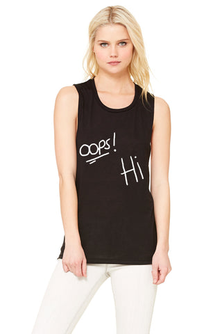 One Direction / Harry Styles / Louis Tomlinson Tattoos "Oops Hi" Muscle Tee