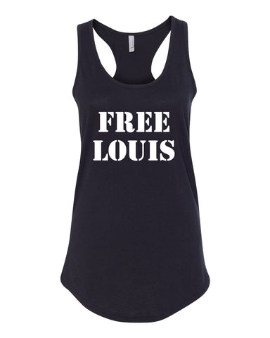 Louis Tomlinson "Free Louis" Racerback Tank Top