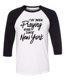 Harry Styles "I've Been Praying Ever Since New York" Baseball Tee
