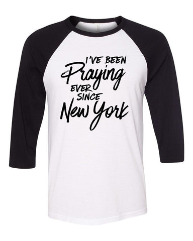 Harry Styles "I've Been Praying Ever Since New York" Baseball Tee