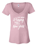 Harry Styles "I've Been Praying Ever Since New York" Women's V-Neck T-Shirt