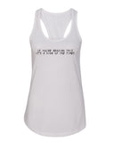 Harry Styles "If you're reading this it's a Sign of the Times." Racerback Tank Top