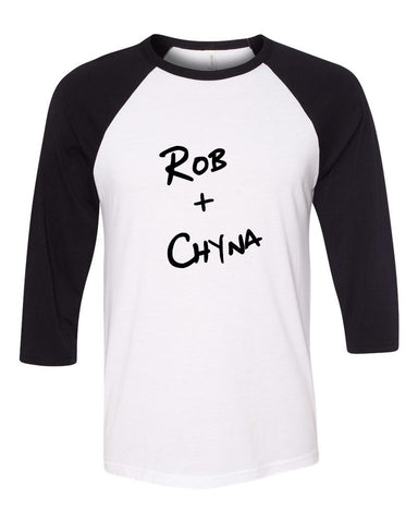 The Kardashians / Blac Chyna "Rob + Chyna" Baseball Tee