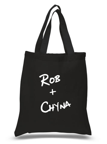 The Kardashians / Blac Chyna "Rob + Chyna" 100% Cotton Tote Bag