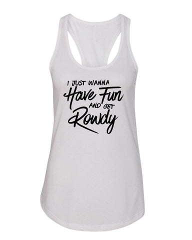 Liam Payne "Strip That Down - I just wanna have fun and get rowdy" Racerback Tank Top