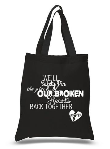 5 Seconds of Summer 5SOS "Safety-Pin" 100% Cotton Tote Bag
