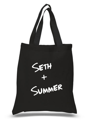 The OC "Seth + Summer" 100% Cotton Tote Bag