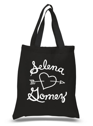 Selena Gomez "Selena Gomez Heart" 100% Cotton Tote Bag